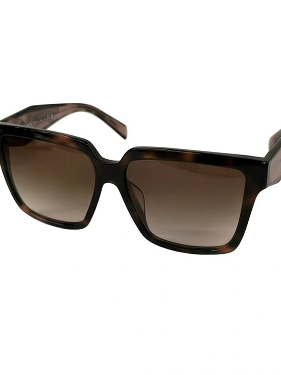 PRADA SPR24Z-F Dark Brown Plastic Sunglasses main image 5